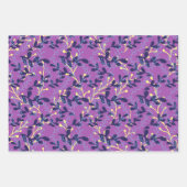 シンプル葉型 ラッピングペーパーシート (正面3)