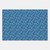 シンプル葉型 ラッピングペーパーシート (正面2)