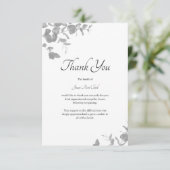 シンプル葬エレガント悔やみや弔慰 サンキューカード (スタンド正面)