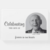 シンプル葬儀写真集 ゲストブック (正面)