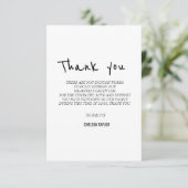 シンプル葬儀悔やみや弔慰 サンキューカード