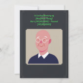 シンプル葬儀招待状カード シーズンカード (正面)