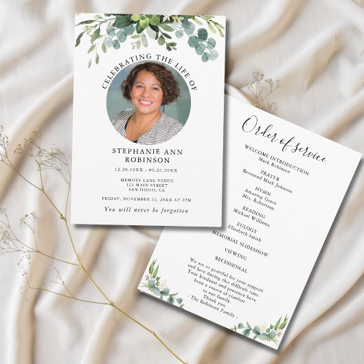 シンプル葬祭写真撮影会 プログラム