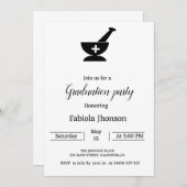 シンプル薬局大学の卒業党 案内状 (正面/裏面)