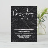 シンプル行く遠くにパーティの招待状 招待状 (スタンド正面)