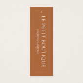 シンプル衣料品テラコッタディスプレつるイプライスラベル (正面)