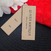 シンプル衣料品ブティッククラフトスイングプライスラベル