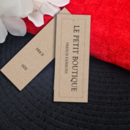 シンプル衣料品ブティッククラフトスイングプライスラベル