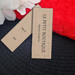 シンプル衣料品ブティッククラフトスイングプライスラベル