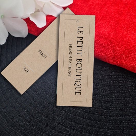 シンプル衣料品ブティッククラフトスイングプライスラベル