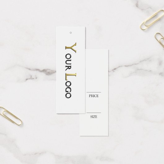 シンプル衣料品ホワイトスイング価格ラベル (オフィス)