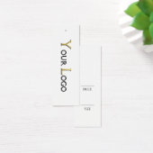 シンプル衣料品ホワイトスイング価格ラベル (デスク)