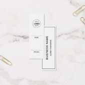 シンプル衣料品事業ロゴ表示価格ラベル (オフィス)