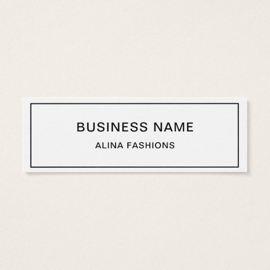 シンプル衣料品事業ロゴ表示価格ラベル (裏面)