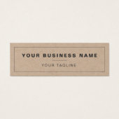 シンプル衣料品店クラフトつる価格ラベル (正面)