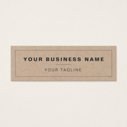 シンプル衣料品店クラフトつる価格ラベル (正面)