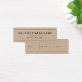 シンプル衣料品店クラフトつる価格ラベル (デスク)