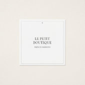 シンプル衣料品店スクエアスイング価格ラベル (正面)