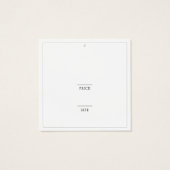 シンプル衣料品店スクエアスイング価格ラベル (裏面)