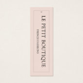 シンプル衣料赤面ぶら下がったの表示価格ラベル (正面)