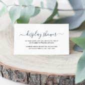 シンプル表示シャワー外装カード エンクロージャーカード