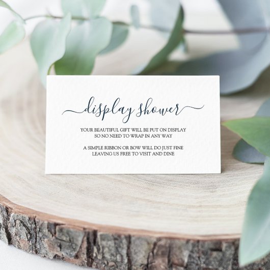 シンプル表示シャワー外装カード エンクロージャーカード