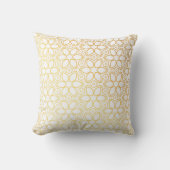 シンプル装飾用クッションゴールデンフラワーズ クッション (正面)