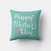 シンプル装飾用クッションハッピーマザーズデイ クッション (裏面)