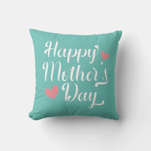 シンプル装飾用クッションハッピーマザーズデイ クッション (正面)