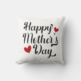 シンプル装飾用クッションハッピーマザーズデイ クッション