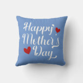 シンプル装飾用クッションハッピーマザーズデイ クッション (裏面)