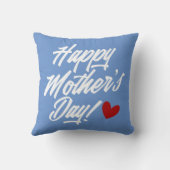 シンプル装飾用クッションハッピーマザーズデイ クッション (裏面)
