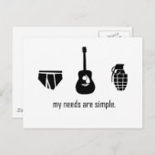 シンプル要 ポストカード (正面/裏面)