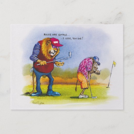 シンプル規則 ポストカード (正面)