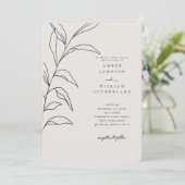 シンプル親の茎丸 招待状 (スタンド正面)