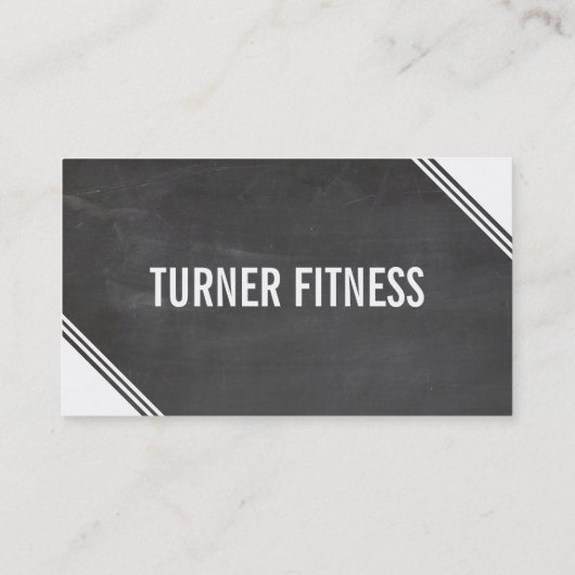 シンプル角モダン文字ミニマルトレンディー 名刺 (裏面)