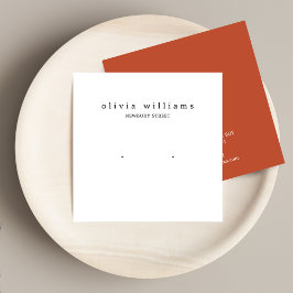 シンプル角型スタッドイヤリングディスプレイカード