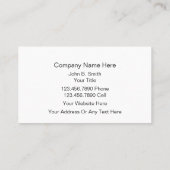 シンプル解体名刺 名刺 (裏面)