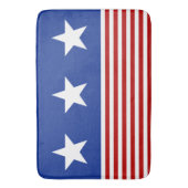 シンプル記号スター&ストライプアイディア+あなたのシンボル バスマット (正面縦)