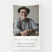 シンプル記念写真 横断幕 (縦)