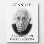 シンプル記念館の永遠のハート |相対 フォトプラーク (正面)