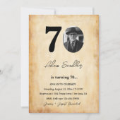 シンプル誕生エレガントパーティー 招待状 (正面)