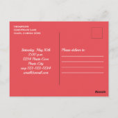 シンプル誕生日キッズパイレーツ宝の地図お洒落 ポストカード (裏面)