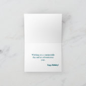 シンプル誕生日フォトグリーティングカード カード (内部)