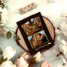 シンプル誕生日フォト誕生日カード シーズンカード