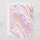 シンプル誕生日招待状 招待状 (裏面)