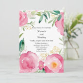 シンプル誕生日招待状 招待状 (スタンド正面)