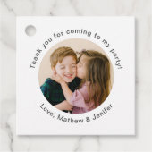 シンプル誕生日 フェイバータグ (正面)