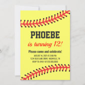 シンプル誕生日 招待状 (正面)