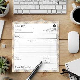 シンプル請求書作成縁どテンプレート ノートパッド